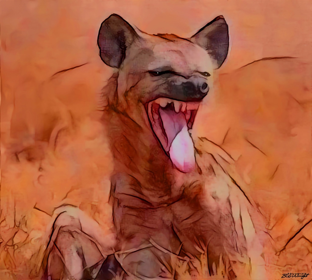 snarling Hyena is the New Dog